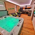 Zen Spa-4 Pers-jacuzzi-parking-clim-colmar شقة *