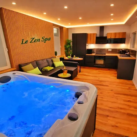 Zen Spa-4 Pers-jacuzzi-parking-clim-colmar Daire Colmar