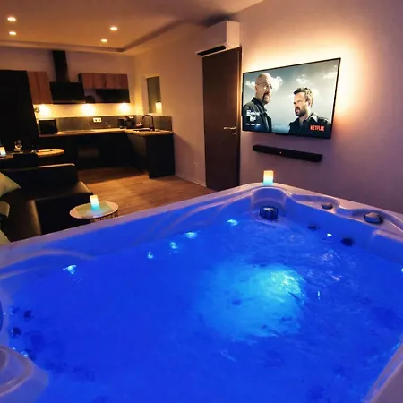 Zen Spa-4 Pers-jacuzzi-parking-clim-colmar Daire *