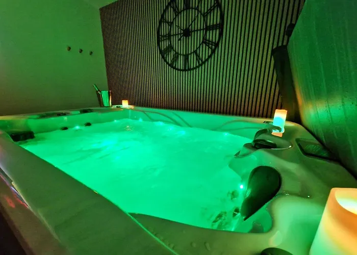 Zen Spa-4 Pers-jacuzzi-parking-clim-colmar Daire *