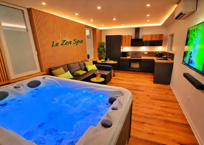 Zen Spa-4 Pers-jacuzzi-parking-clim-colmar Lejlighed Colmar