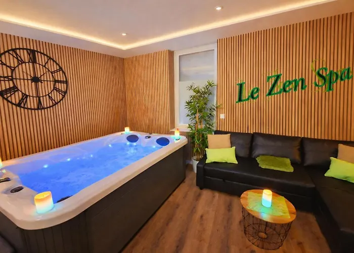 Zen Spa-4 Pers-jacuzzi-parking-clim-colmar