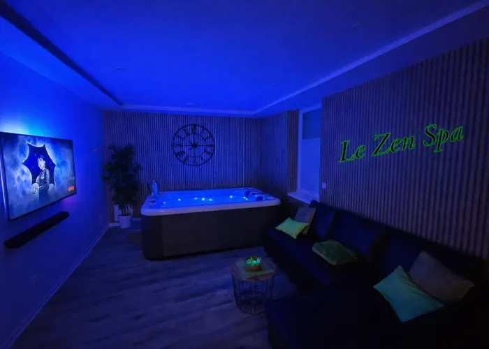 Zen Spa-4 Pers-jacuzzi-parking-clim-colmar